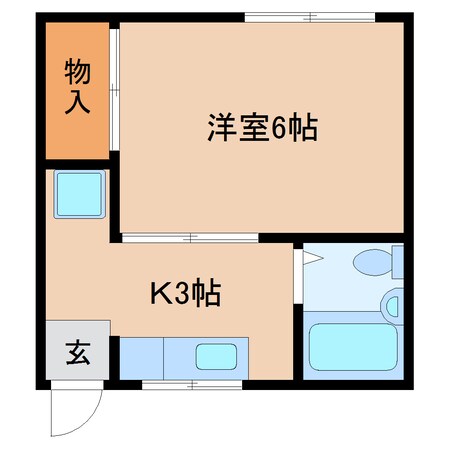 静岡駅 バス22分  堀ノ内下車：停歩7分 2階の物件間取画像